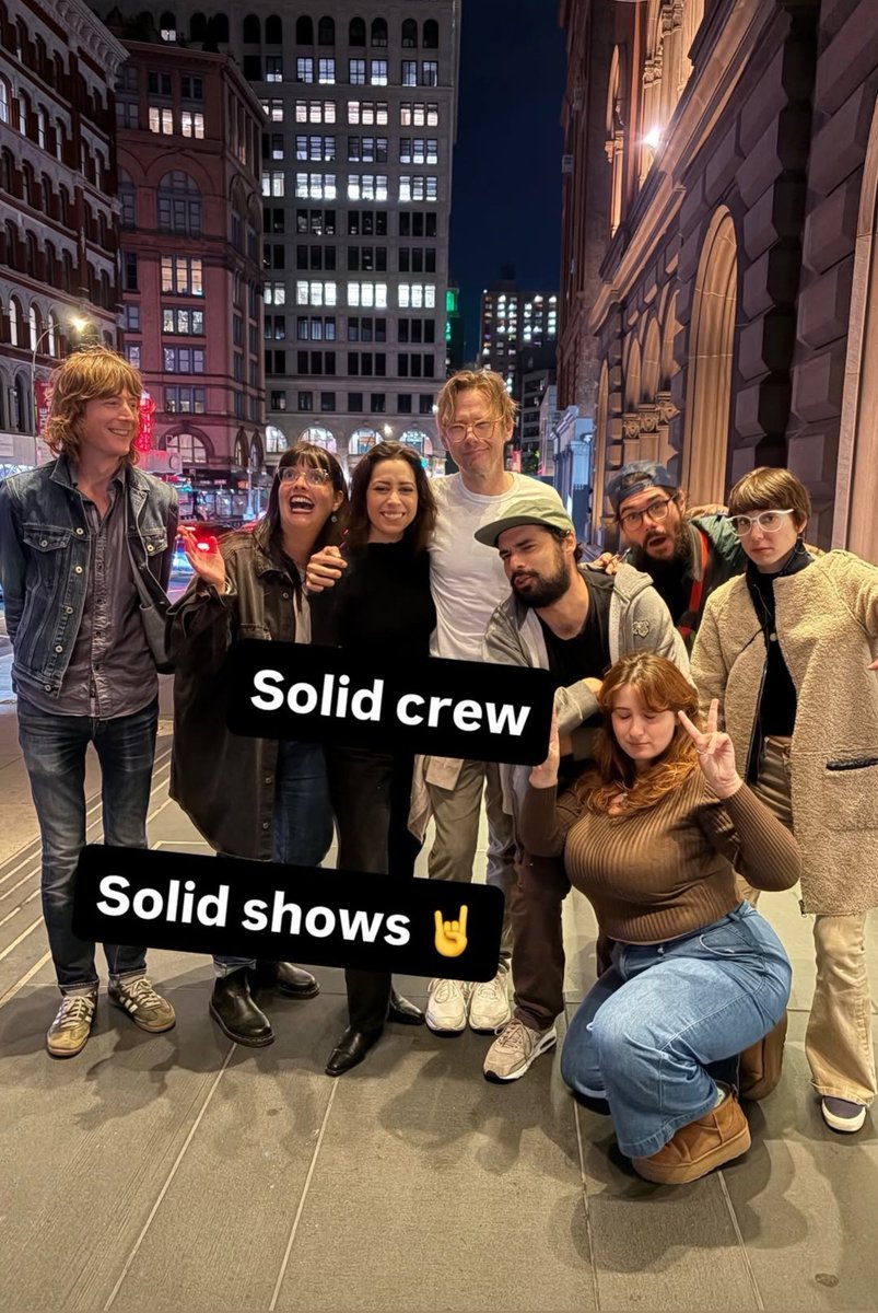 MiliotiUpdates's tweet photo. Cristin and her band after their performances at Joe's Pub. https://t.co/5O4pYn8X6M
