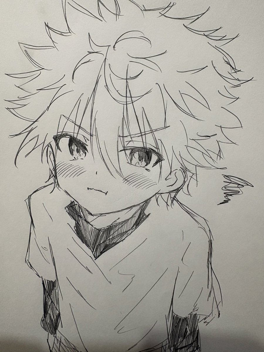 tono_0908's tweet photo. ( ･̆༥･̆  )なキルア https://t.co/4QwMd8VgmE