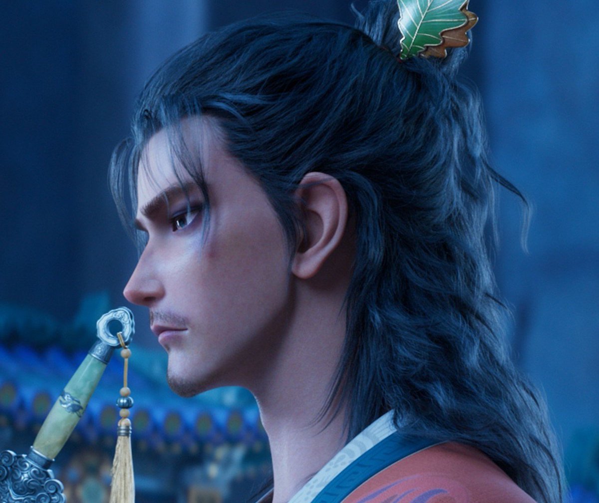 m3owqingx's tweet photo. Zhongli Quan side profile appreciation tweet!<3 

he is so pretty it drives me crazy https://t.co/ZDaGkbzVqt