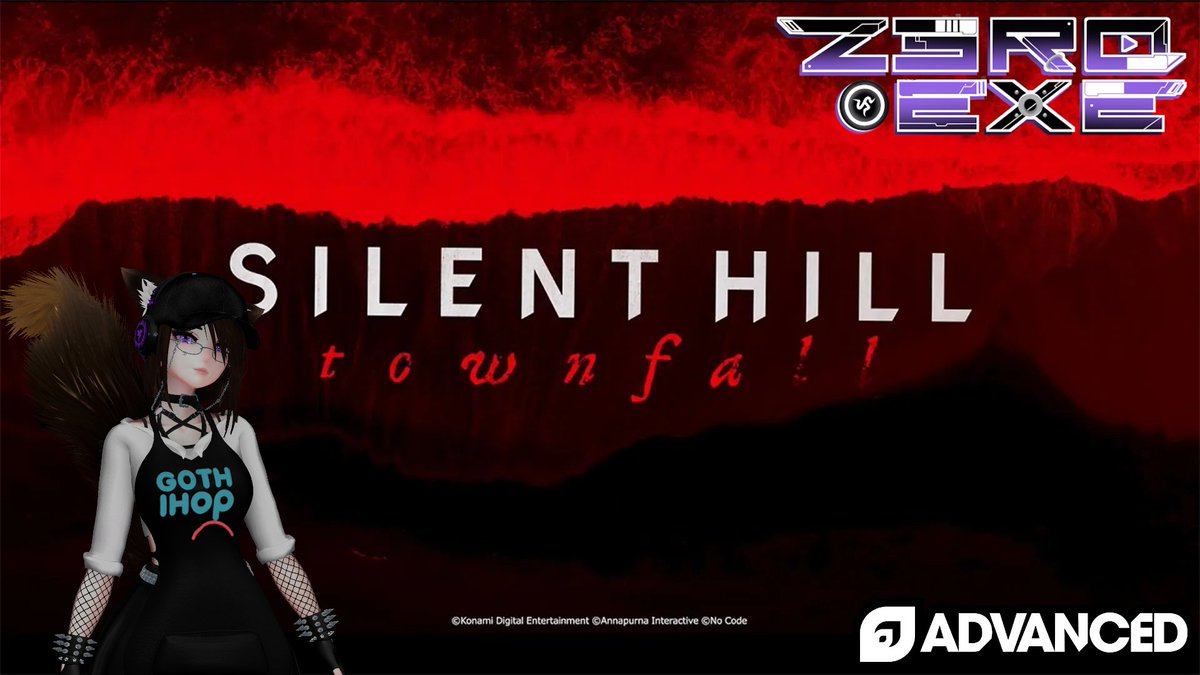 Z3r0exeVT's tweet photo. π¦18+| !advancedgg | In the fog no one can hear you scream... Right? Chat will you hold my hand? Pwease?!?! We are playing Silent Hill Townfall so swing on by and vibe at https://t.co/52ZynCVORa ! #vtuber #foxtuber #Kitsune https://t.co/whYAa0t2QU