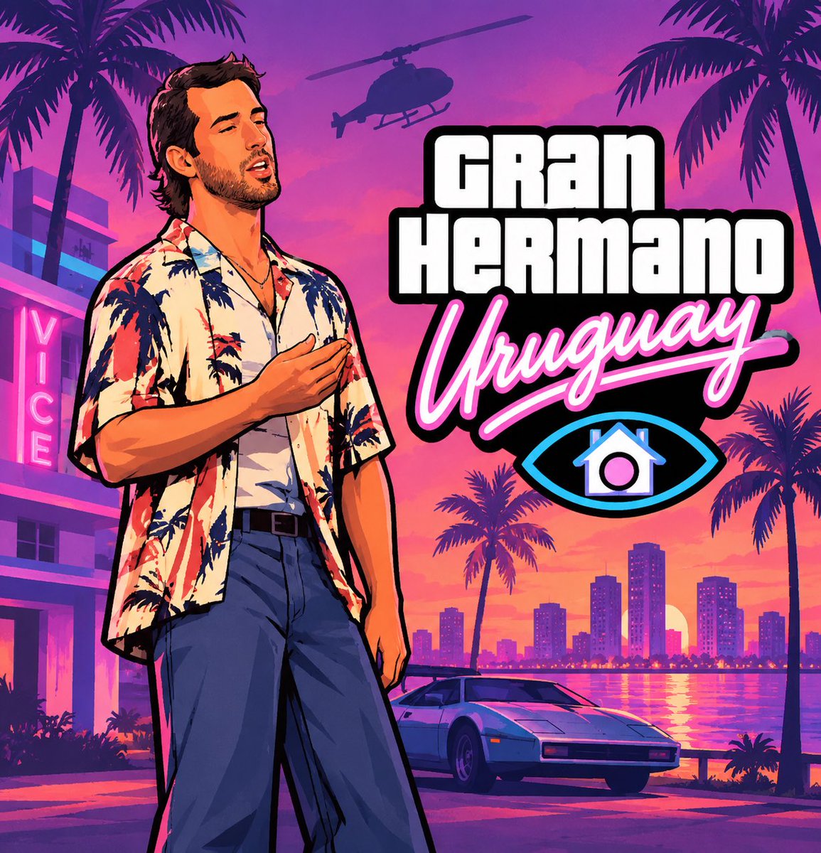 LaFabrinetaaa's tweet photo. La primavera llegó en mood GTA VICE CITY y nuestro CHAD lo sabe 🧢😎

#Fabricio
#Herrero
#GranHermanoUy

@fabribianchessi 
@GranHermano_Uy
@Gorroneta 
@GorritaDlChafa https://t.co/y1HXzsQhU0