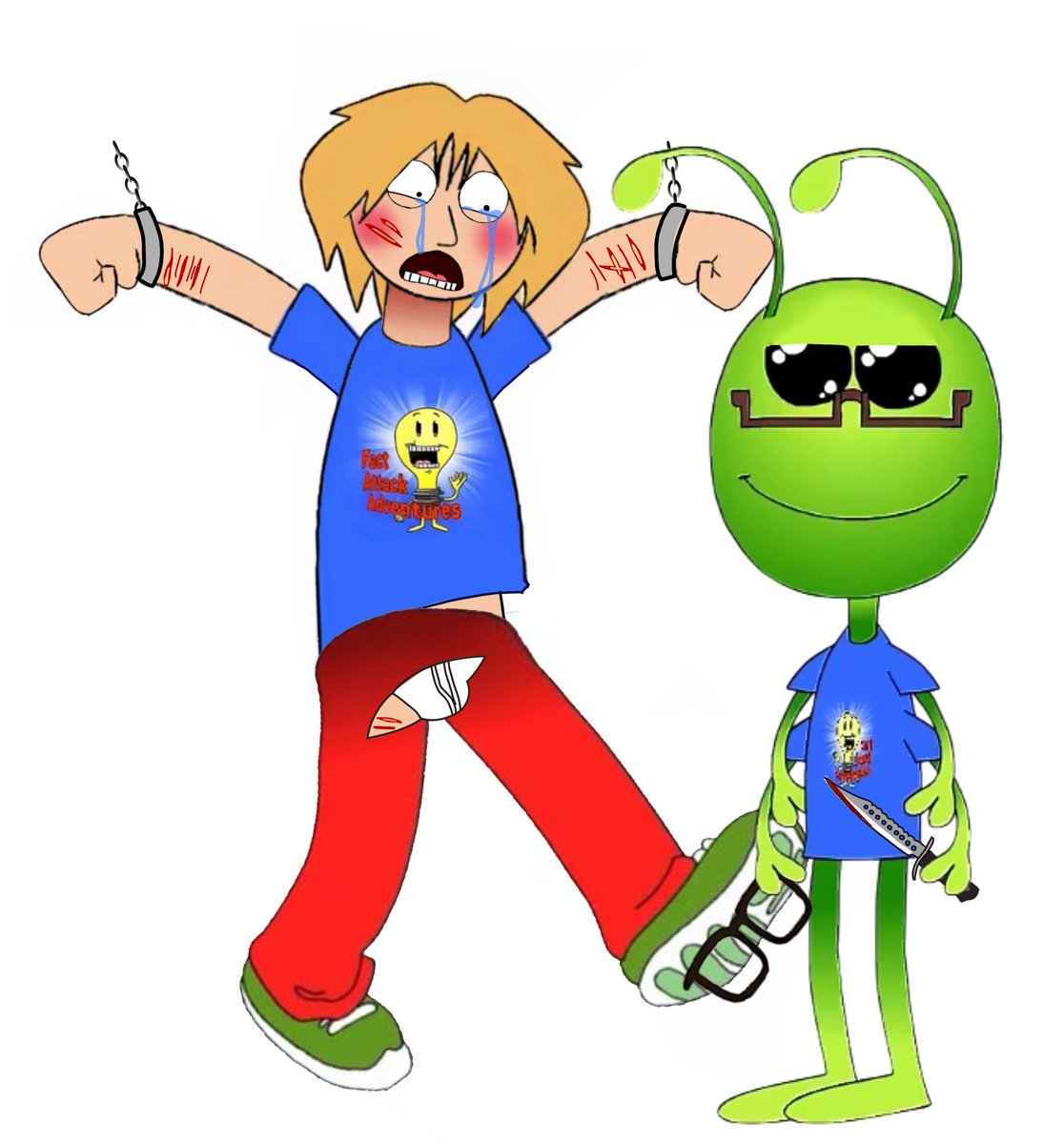rouxls69495's tweet photo. Poor Facty. 
Request from @yanderefacty 
#rapeattackadventures https://t.co/KrLf2GPb0x
