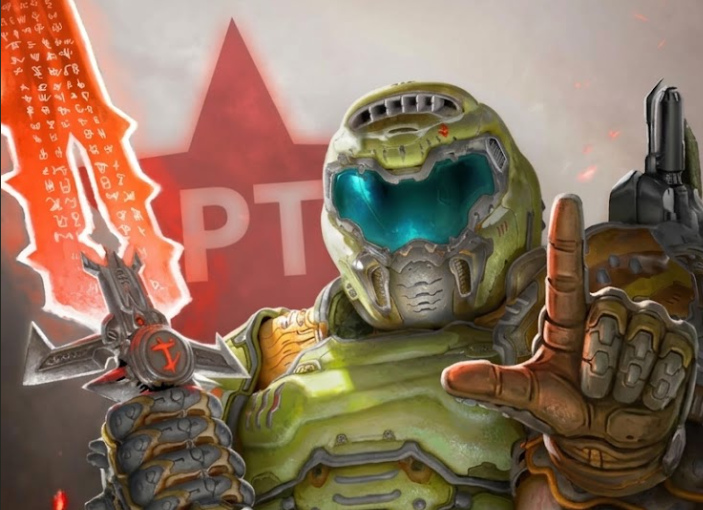 AsimovBR's tweet photo. @sejasubversivo Doom Slayer fazendo o L https://t.co/lC5TABro7E