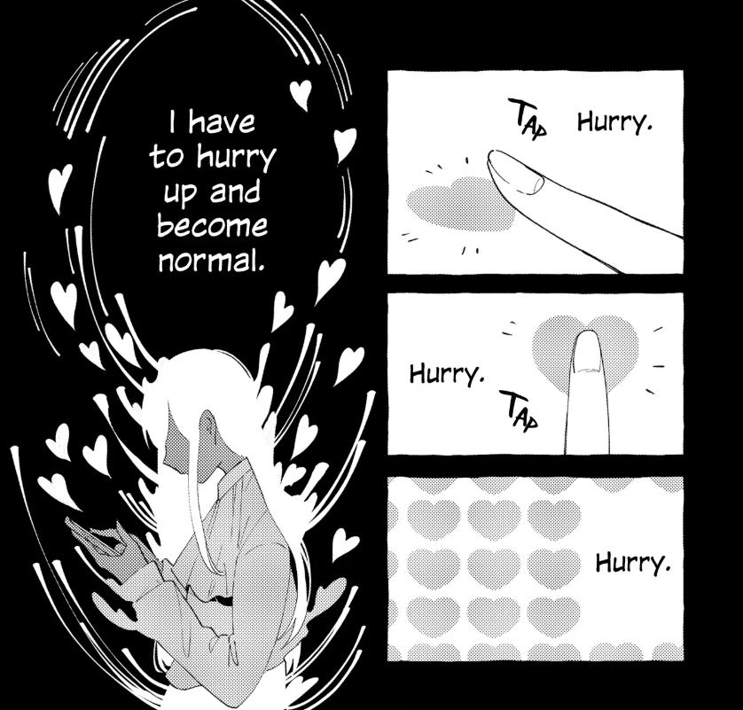 cogito_yuri's tweet photo. Review of "My Best Friend Is in Love, Apparently" by Yamamoto Mato:
A pretty good short butchfemme romance. It's a straightforward story: Ayame gets dumped by her boyfriend, her best friend (who's secretly in love with her) Ema gets a masc makeover and offers to move in with her, https://t.co/E8UjMBx7yU