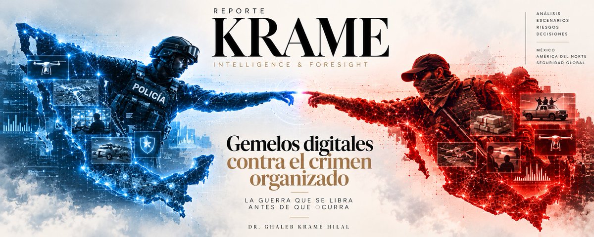Gemelos digitales contra el crimen organizado, la guerra que se libra antes de que ocurra