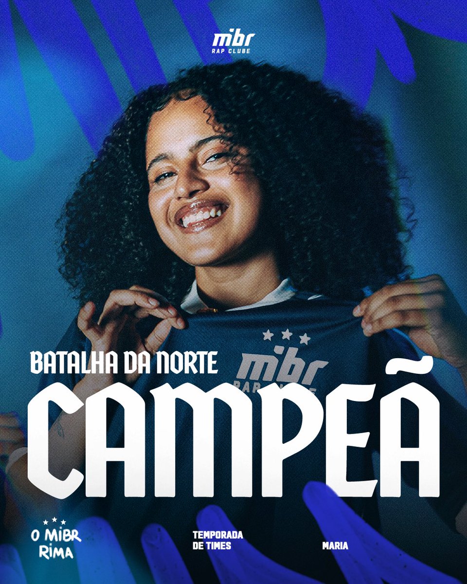 MIBR's tweet photo. NOITE INCRÍVEL DA RAINHA NA NORTE 👑

@1Mariazinha_ vence a @batalhadanorte_ com um desempenho ABSURDO e deixa o MIBR forte no grupo 💙 https://t.co/7ySIPh986Y