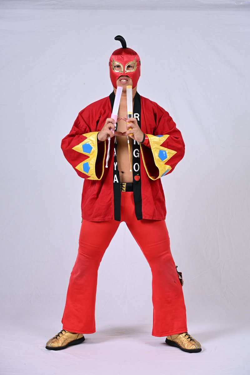 michipro_jp's tweet photo. 「NHKで山谷林檎🍎特集」
９月２８日（月）１８：１０　NHK青森放送局「アップルワイド」で９月２３日青森大会の模様と山谷林檎🍎を追いかけた特集が放映される。

＃みちのくプロレス https://t.co/4BmducJOQ6