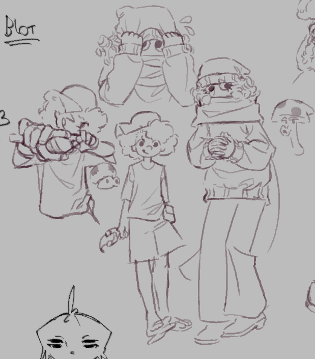 SamaluSketch's tweet photo. mushrooms and chomper https://t.co/iU6lMGzVXS