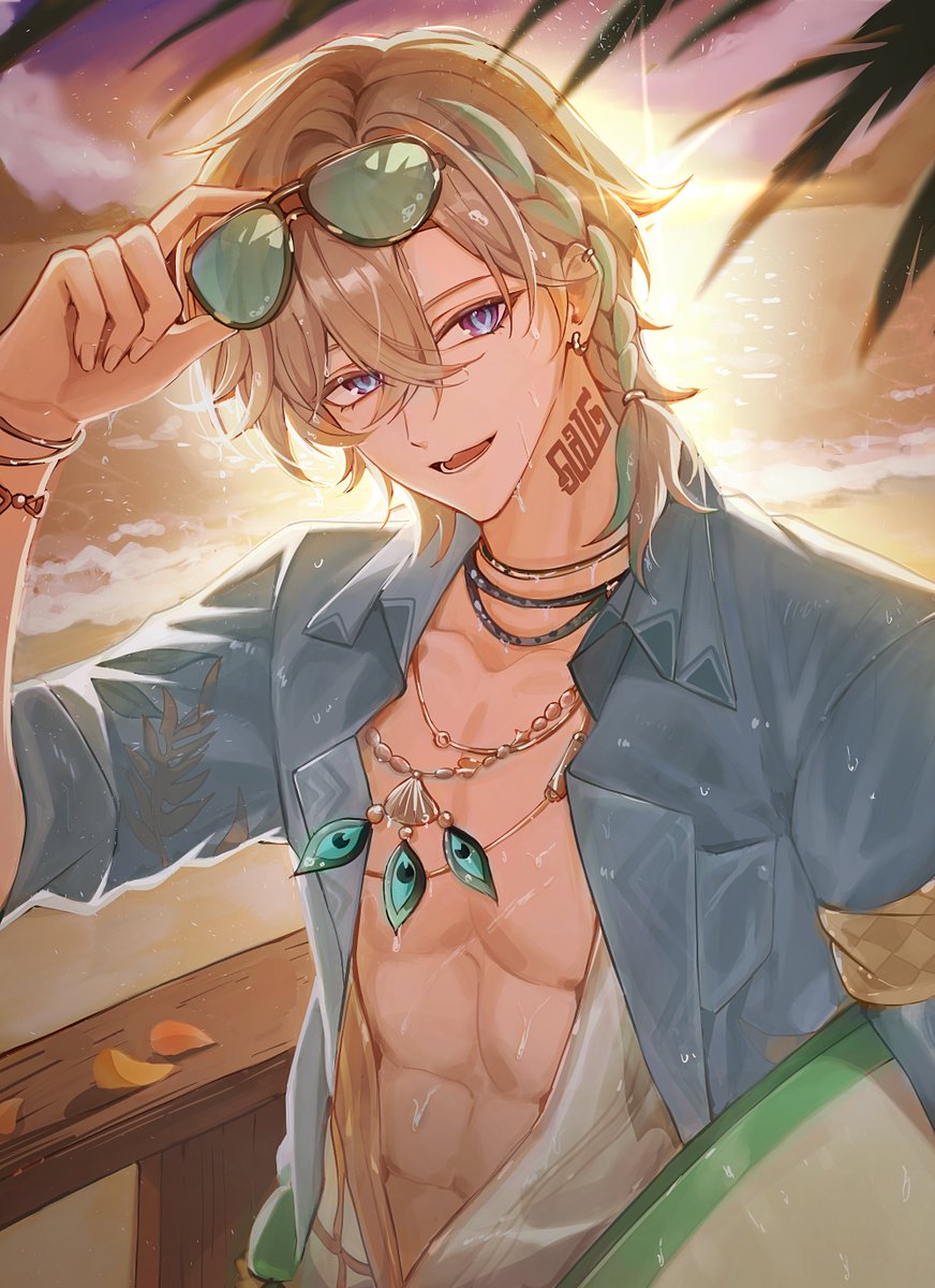 Lu_Bee__'s tweet photo. #HonkaiStarRail #Aventurine #AventurineWaveflair

여름의 끝🍸 https://t.co/6HF9vRDSLi