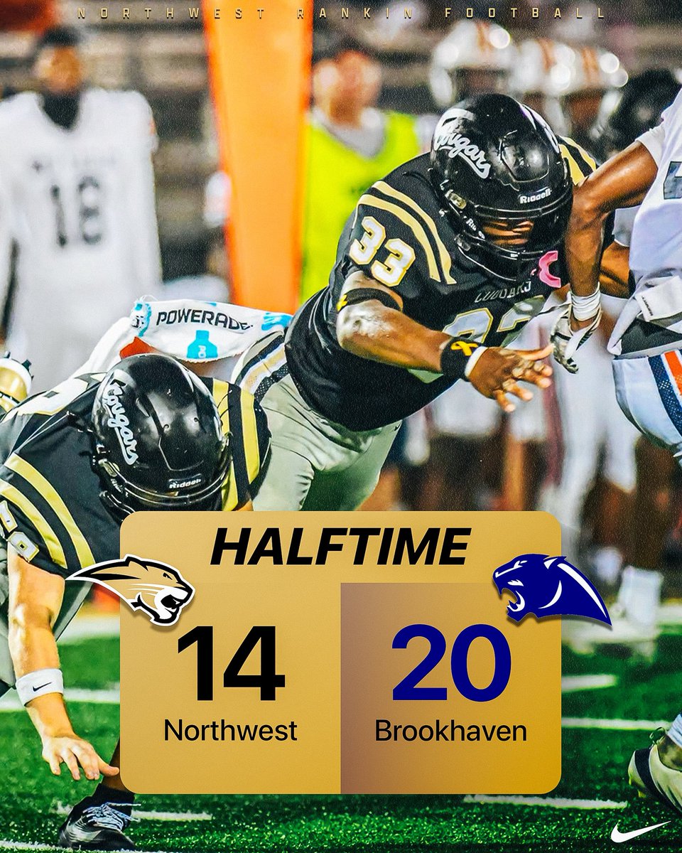 NWRCougars's tweet photo. Halftime from Flowood: https://t.co/vDr5UWpkVV