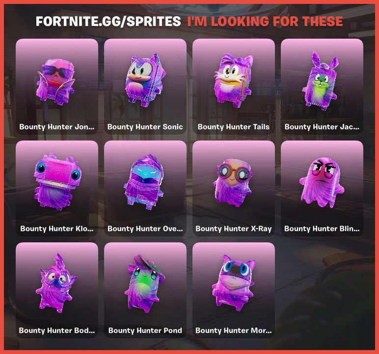 CAHCHplays's tweet photo. #missing #sprites #Fortniteㅤㅤ https://t.co/YH05zD9mgq