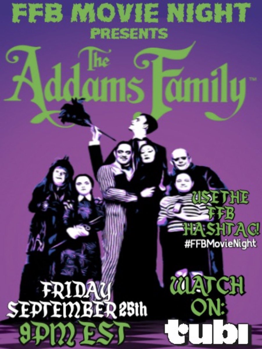 faceonyourface's tweet photo. #61DaysOfHalloween π»ππͺ πππ
The Addams Family (1991)π€π»
Joining a bit late for this spooky season classic with #FFBMovieNight https://t.co/4JWZZ7YcYS