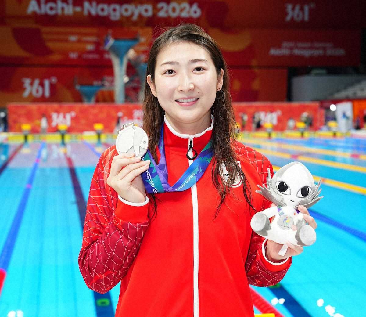 swimcoverage's tweet photo. 池江璃花子 50Mバタで銅、400Mメドレーリレーで銀 ロス五輪へ「やり続ける」
https://t.co/NaVH3MbSwy

競泳女子50メートルバタフライで池江璃花子(26=横浜ゴム)が25秒97で銅メダルを獲得。最終種目の女子400メートルメドレーリレーでも銀メダルで“最後のアジア大���”をメダル3個で締め… https://t.co/YVk4GCMhW6