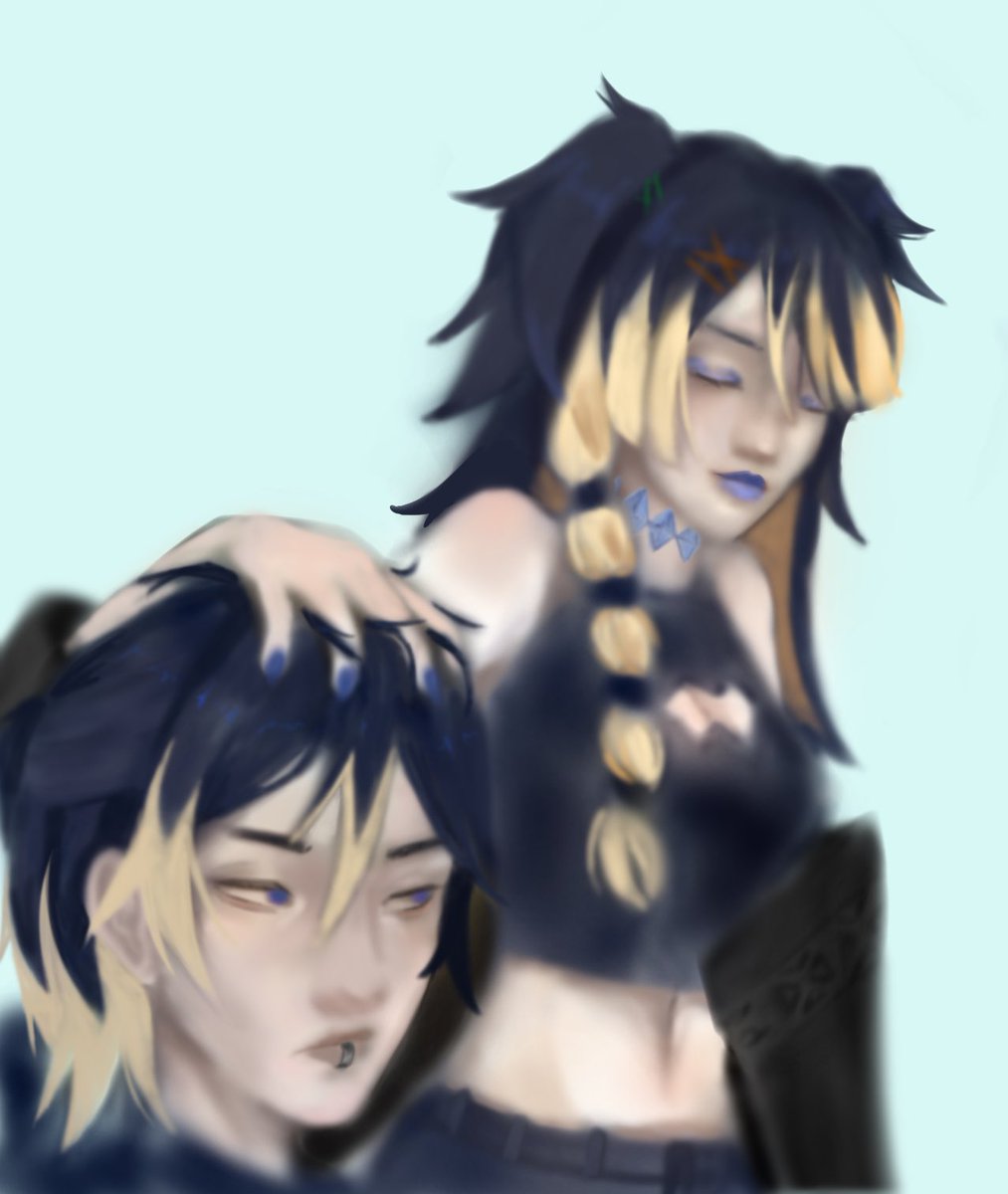 elys1azs's tweet photo. Sketch of my favorite heartsteel member and her brother!
#HEARTSTEEL‌ #aphelios #alune https://t.co/ut4SMqOMNF