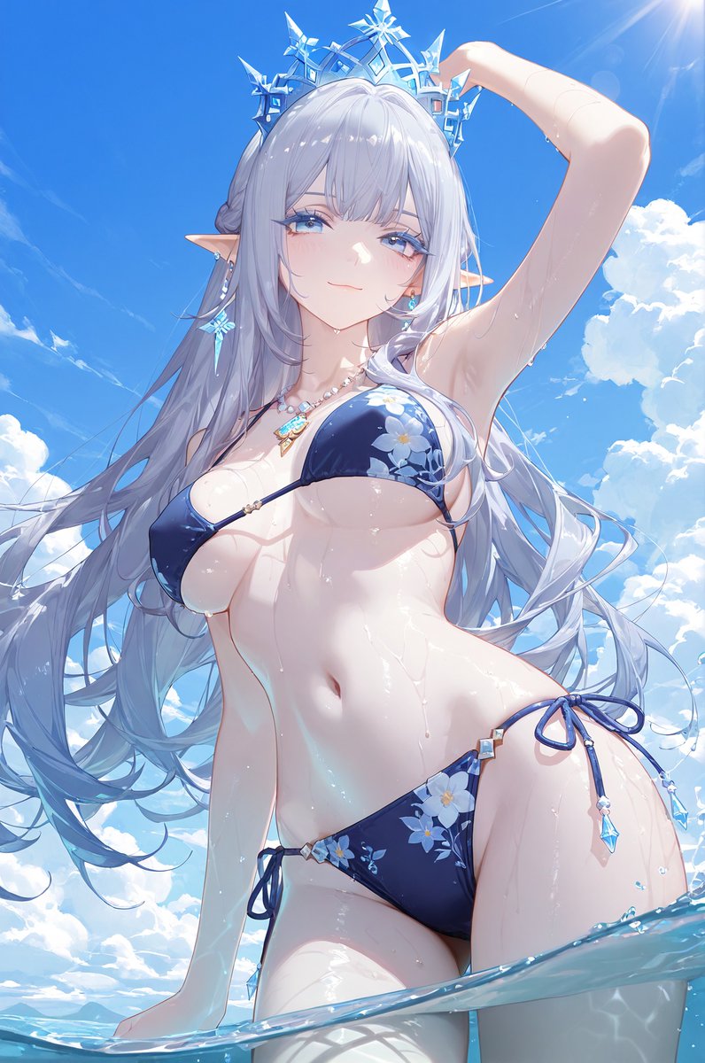 Maurice50485's tweet photo. Anastasia's Swimsuit #GenshinImpact #Swimsuit #Anastasia https://t.co/CGP7Th98ec