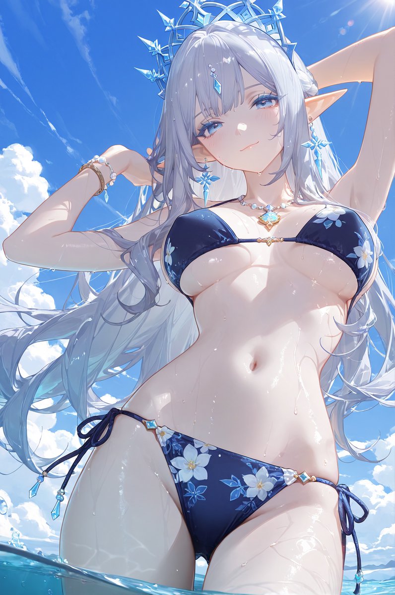 Maurice50485's tweet photo. Anastasia's Swimsuit #GenshinImpact #Swimsuit #Anastasia https://t.co/CGP7Th98ec