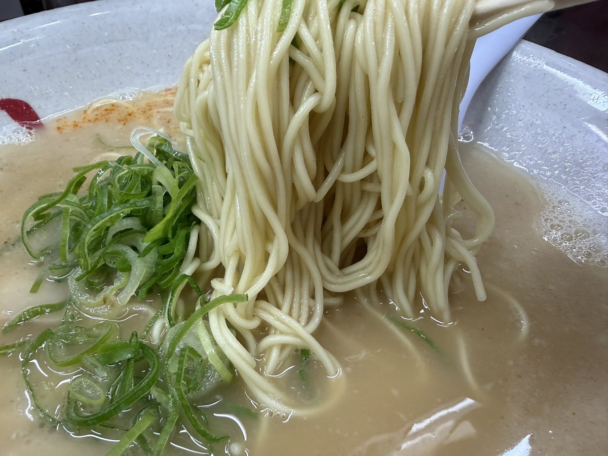 jasilupo's tweet photo. 博多長浜らーめん みよし
ラーメン

少し甘味のあるスッキリした豚骨スープで重さは全然なく食べやすいけどしっかり旨みがあってめちゃ美味い！

今年163杯目のラーメン https://t.co/kEwLPohghz