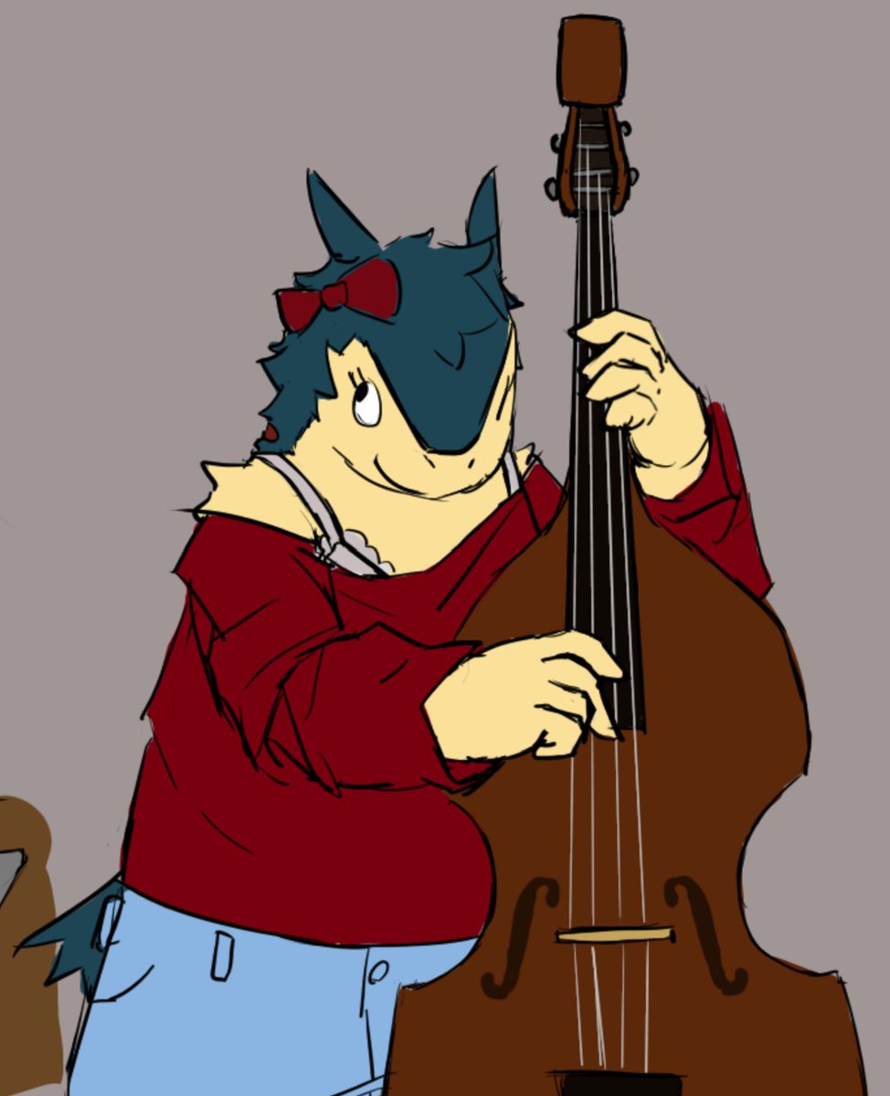 NagayumeS's tweet photo. I love drawing concepts for an AU idea instead of actually solidifying the story to my selfship slop

but yeah bowvinyl musician AU!!

#bowvinyl #startersoc #starters #movieunleashers https://t.co/adhG31Dh3C