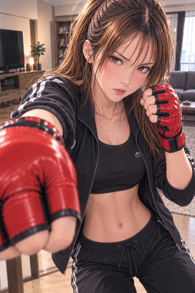 yougmp0707's tweet photo. ちなみに僕は巨乳にそんなこだわりはないです。
ただAIが勝手に巨乳のお姉さんを生成してくるんです。
僕は胸でもお尻でもなく腹筋派です🖖

#BDSM #femdom #bellypunch #腹パンチ https://t.co/A90rI5tHPU