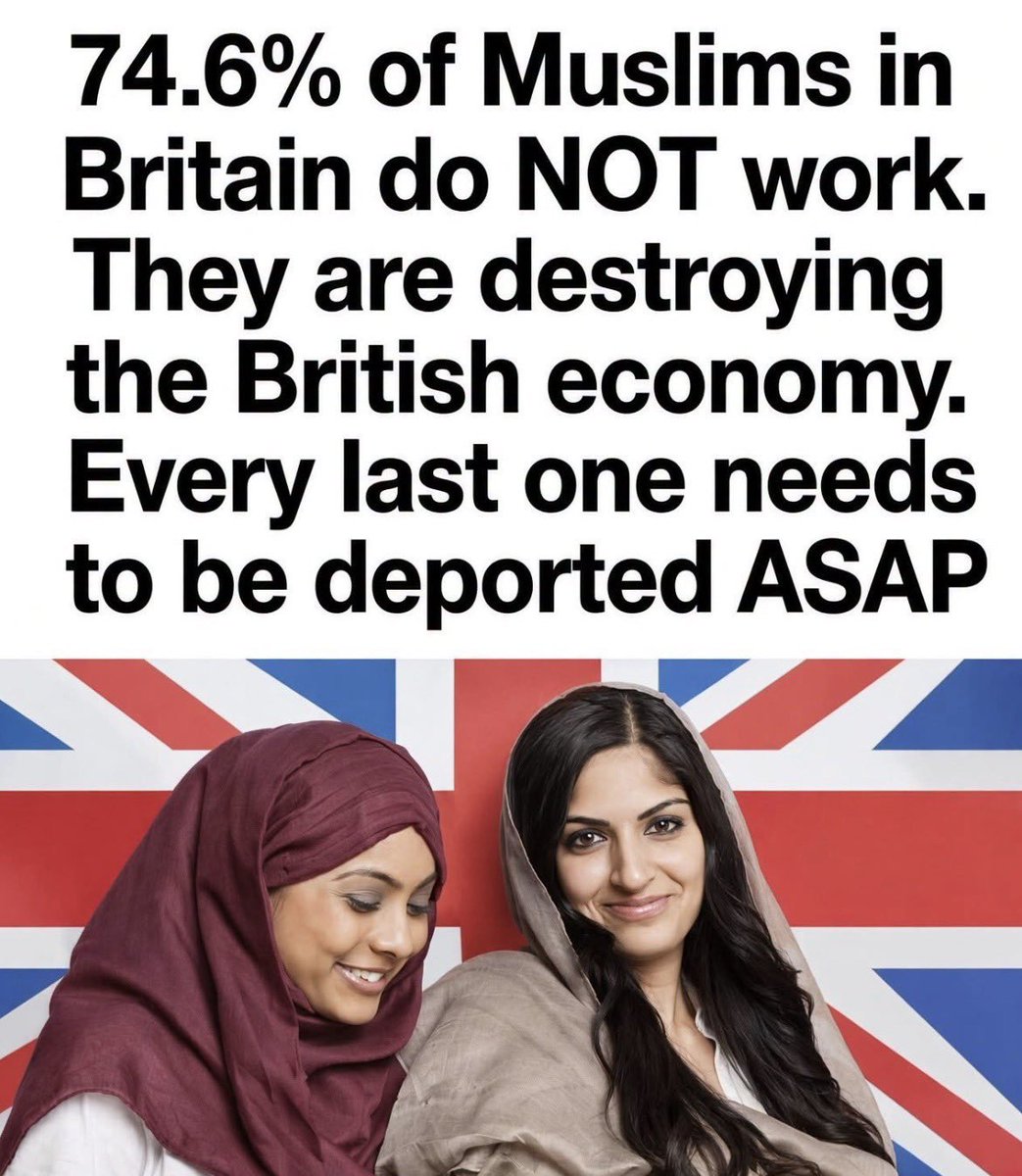 RestoreAlbionUk's tweet photo. Should we deport all Muslims from the UK ?
Share your thoughts and Repost 🙏🙏
👇👇👇👇👇👇👇👇👇👇👇👇👇👇👇 https://t.co/LMLyFTTvTy