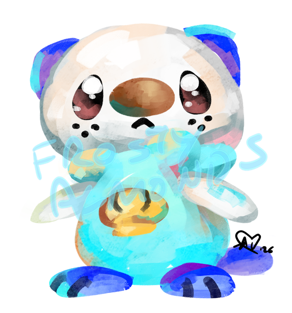 FrostyAlmonds's tweet photo. (Almost) Daily Oshawott 1334. https://t.co/CdR50UXHIf