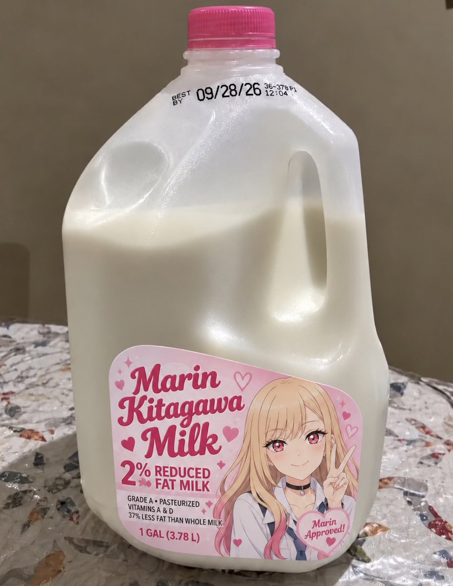 GyaruGlow's tweet photo. This is the best milk ever https://t.co/vc78ktq3v4