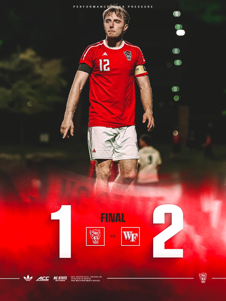 PackMensSoccer's tweet photo. Final against Wake Forest
#PerformanceOverPressure https://t.co/jO9VGiCr3s