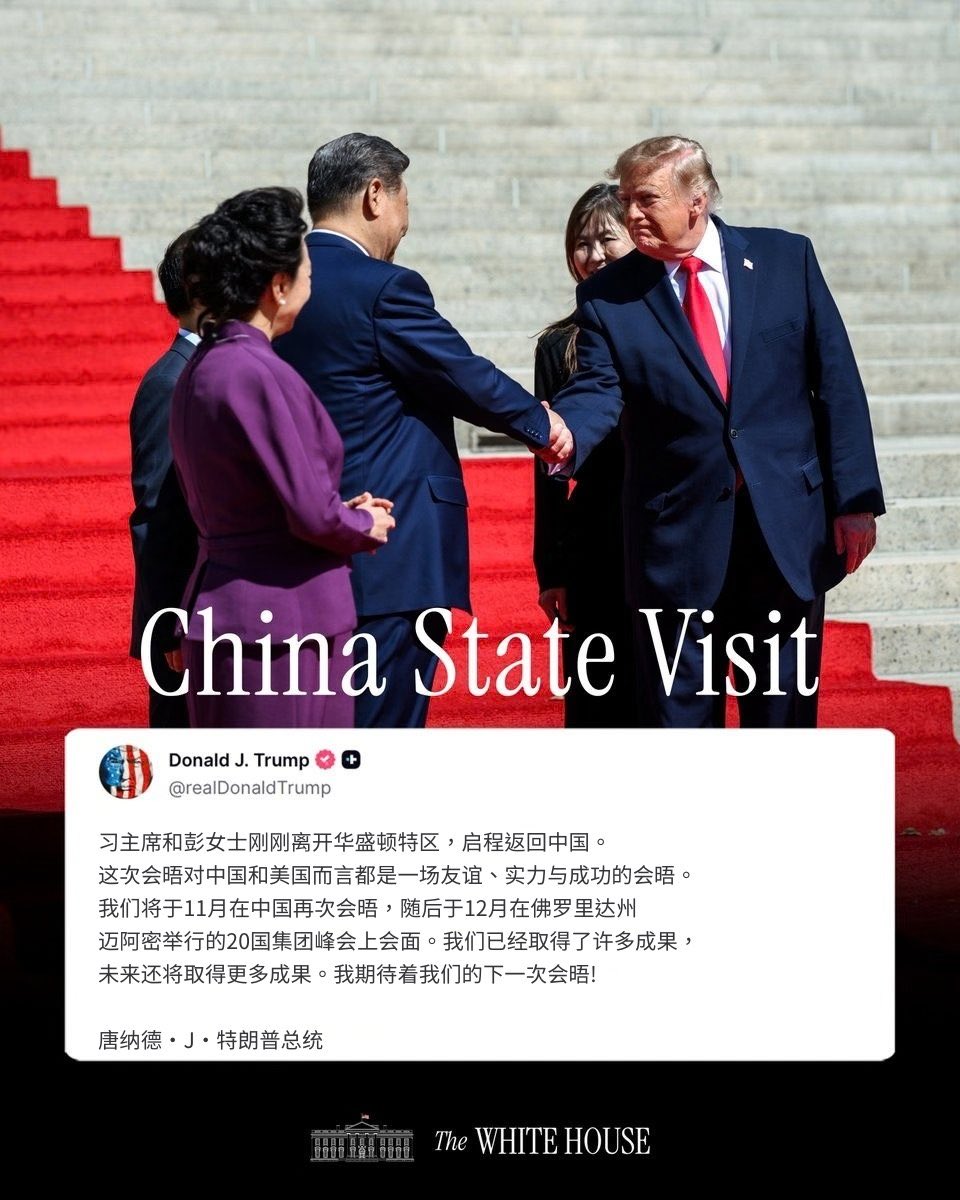USA_China_Talk's tweet photo. 这次会晤对中国和美国而言都是一场友谊、实力与成功的会晤。 https://t.co/UHsdR9f7jg