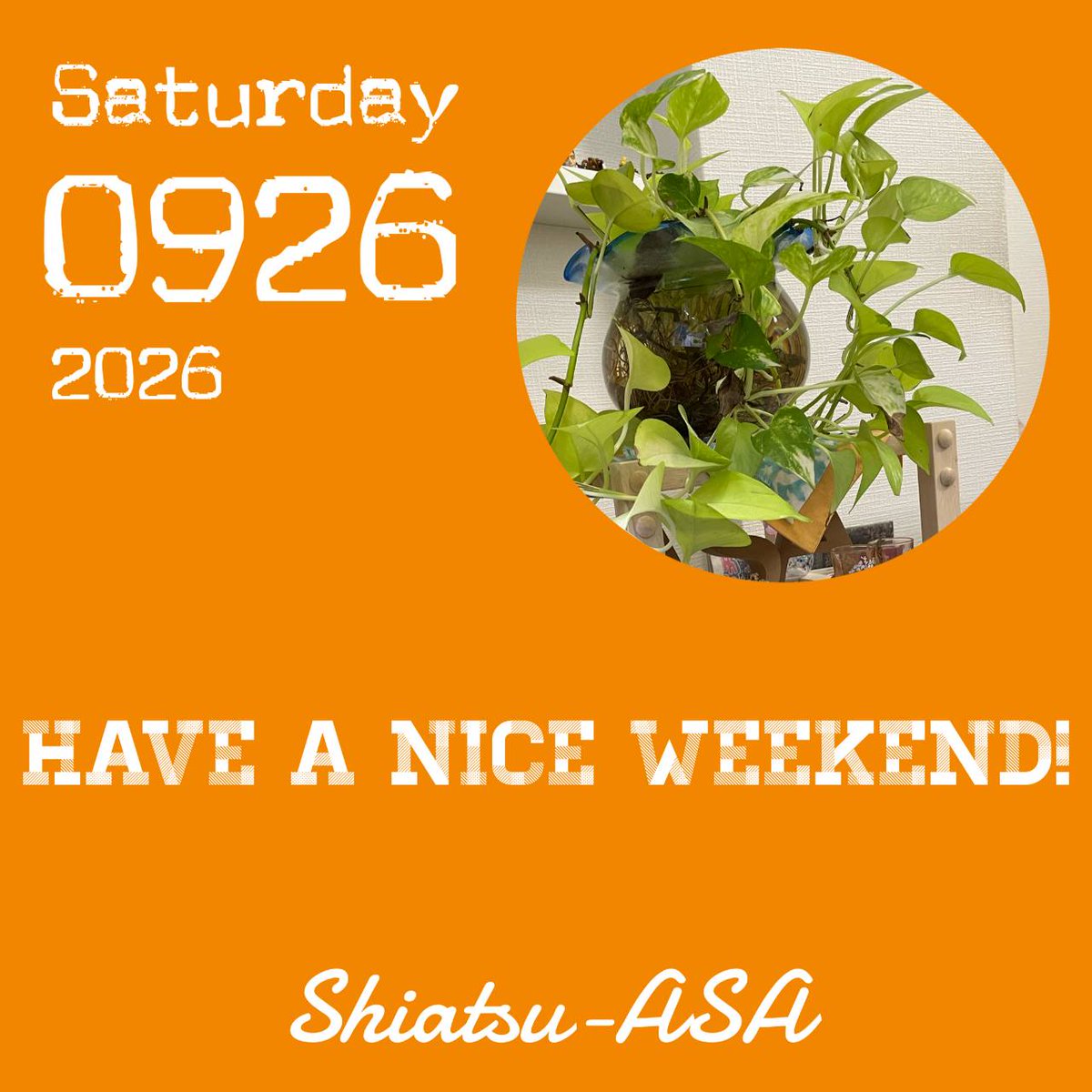 ASA_akabane's tweet photo. おはようございます！
雨の土曜日☔
気温も下がりひんやりとしています
羽織るものがあると良いですね
生憎のお天気ではありますが
どうぞよき週末を✨

指圧ASAオープンしております👍
いつもありがとうございます
☎️070-3994-2830

#指圧ASA #赤羽 #指圧 https://t.co/ZKFpADkfy2