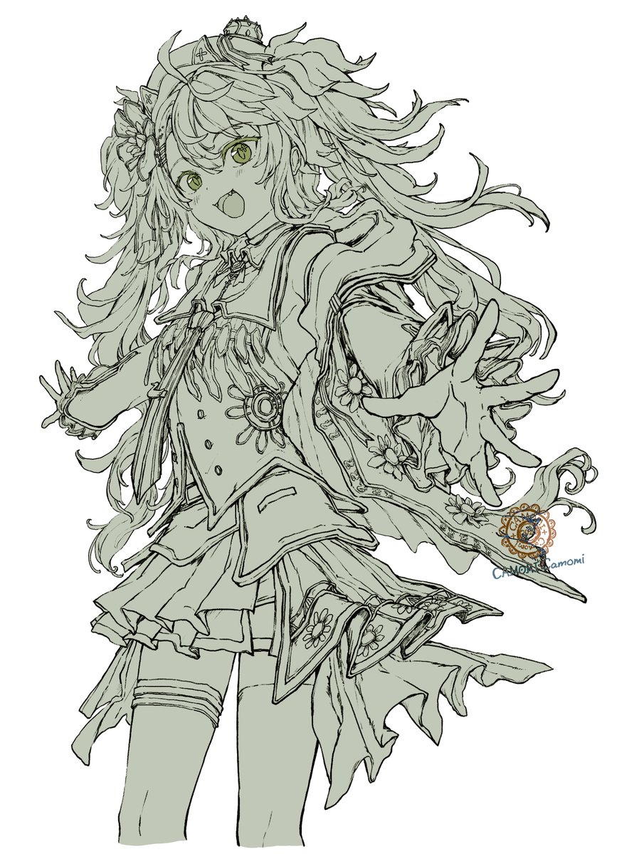 camomi_camomi's tweet photo. 描いてて楽しかった線画まとめ🖼️ https://t.co/6JWaWowDZz