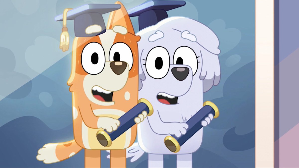 comfortbluey's tweet photo. best friends forever! 🧡🤍 https://t.co/NArBwIwKeB