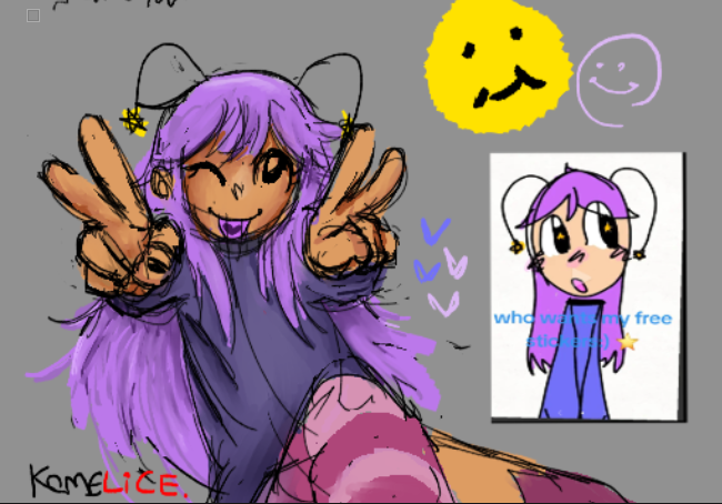 komelice's tweet photo. fanart for sparklegirll on tiktok https://t.co/QFmz8W1WFw
