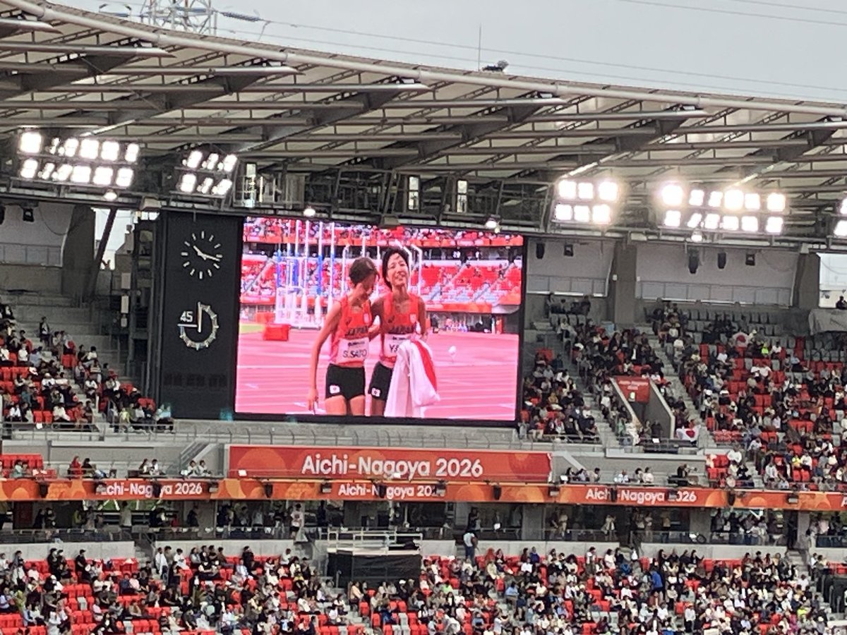 yokoi_kojo's tweet photo. 矢田選手3位、佐藤選手4位！　よく踏ん張った！　ありがとう！！　#アジア大会　#マラソン https://t.co/Ro3AX618Rc