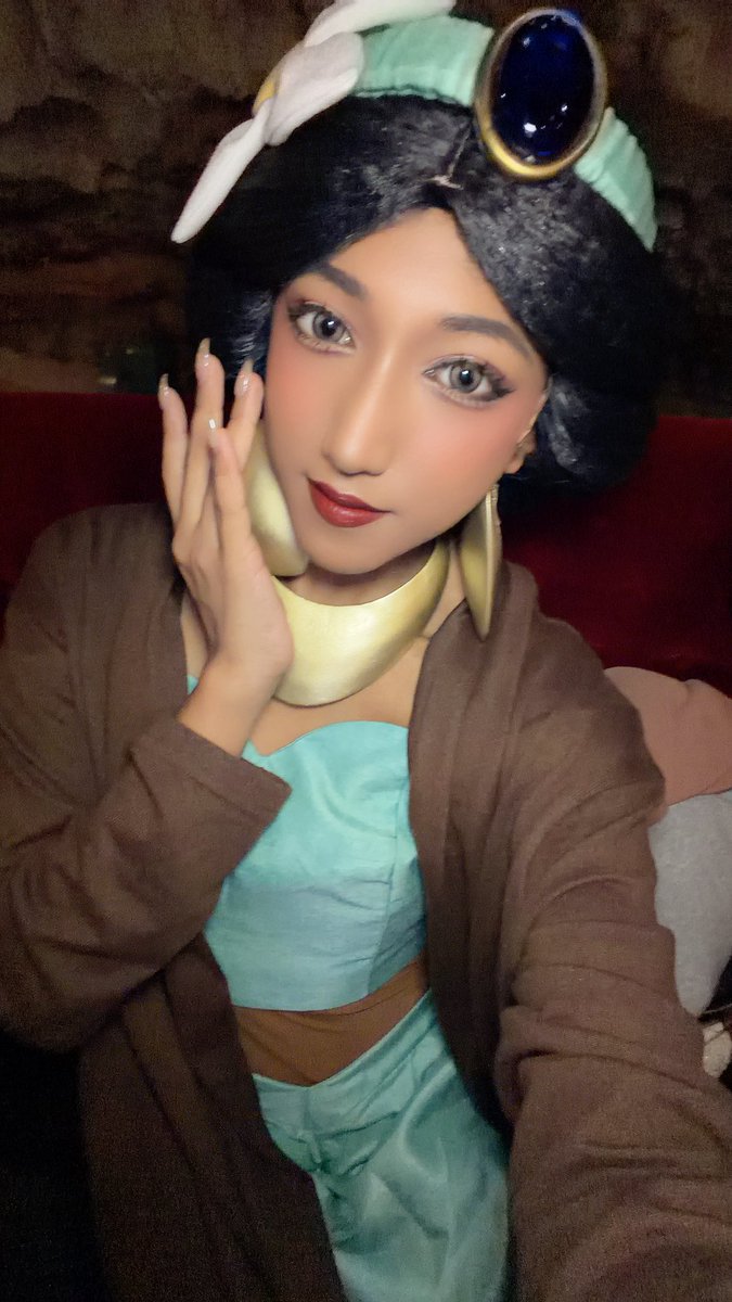 r0mimine's tweet photo. 本日ジャスミンで🌊います🧞(ブレブレ)

#dハロ仮装2026 https://t.co/NTTrXtdty1