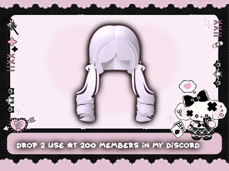 vexia_12345678's tweet photo. DROP 2 USE AT 200 MEMBERS IN MY DISCORD ♡!

Link Discord : https://t.co/1tcDXVYImk
Link Item : https://t.co/GIOBvO3A4A

Requirement ♡
https://t.co/8ADZXNHYQ7

https://t.co/KFKIG8W98R

#Free #limited #hair #roblox https://t.co/AVXkWRWM74