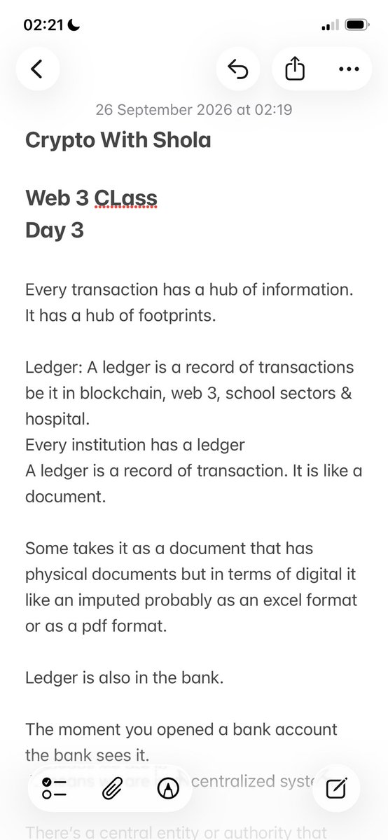 AMIROFMADRID's tweet photo. Day 3 on crypto with shola took more time to watch and understand more after the live session 
#cryptoWithshola https://t.co/yMtevj6jgD