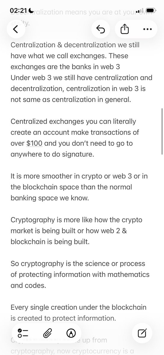 AMIROFMADRID's tweet photo. Day 3 on crypto with shola took more time to watch and understand more after the live session 
#cryptoWithshola https://t.co/yMtevj6jgD