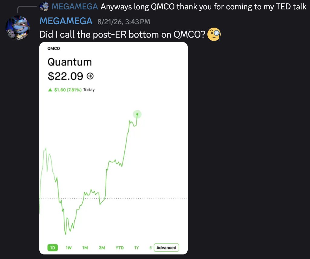 itsMEGAMEGA's tweet photo. someone tell @kevinxu to follow me... I called $BLZE  at $3.50, $QMCO at $10, and $NVTS at $1.79. I got his next all-in play loading up REAL soon ;) https://t.co/JlSUnaPAp9