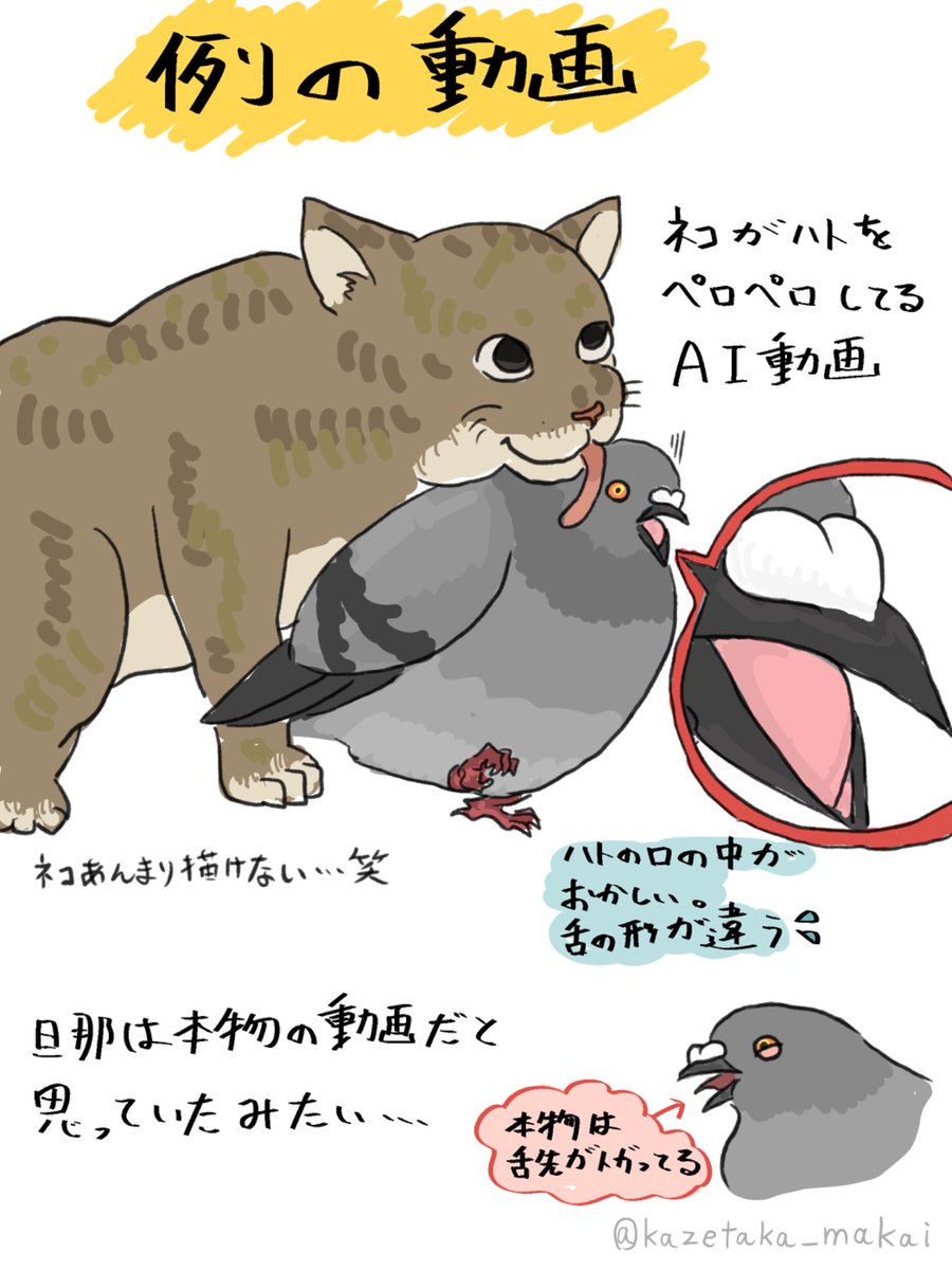 kazetaka_makai's tweet photo. 例の動画について…🐈🕊️ https://t.co/rETosVl5ZM