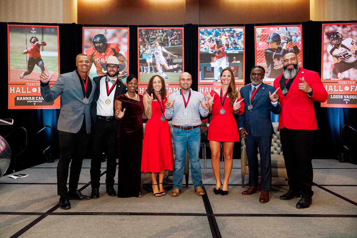 TechAthletics's tweet photo. Congratulations to our newest members of the Texas Tech Athletics Hall of Fame! https://t.co/FnucexqIIK