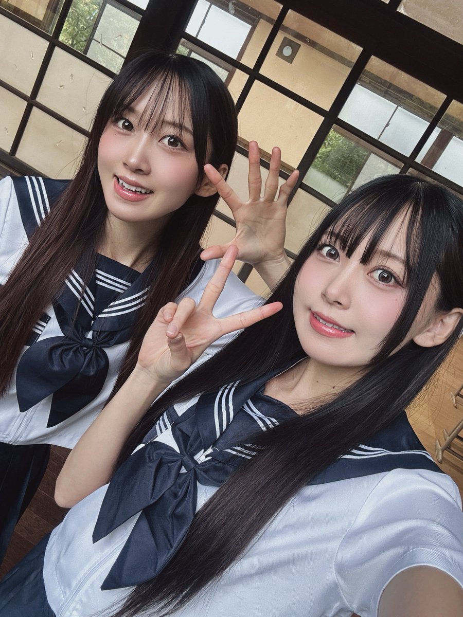 yukinana_uzura's tweet photo. おはようございます☀
今日は奈良で撮影会🦌🏫
リアル双子で出演していますよ〜！
よろしくお願いします！ https://t.co/BfCPMDYRE7