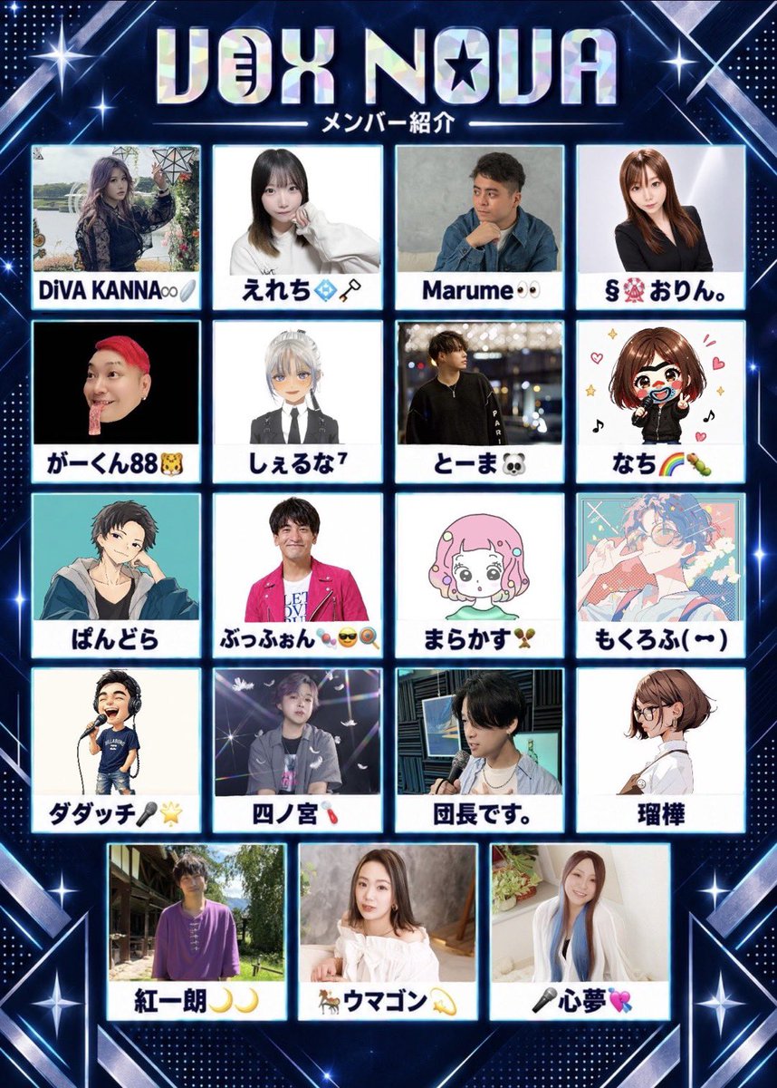 akm0519's tweet photo. 大型コラボはもう三年目!
新星大型コラボVOX NOVA スタート‼️
いつもとは違うメンバーでの新星チーム🤩
出演されるライバーさんファミリーからの
応援の景色も楽しみです😊
皆さん、一緒に楽しみましょう👏👏👏
本日、13:30〜 とーま🐼枠
#ColorSing
#VOXUP
#VOXNOVA https://t.co/ZYVCrF03Fd