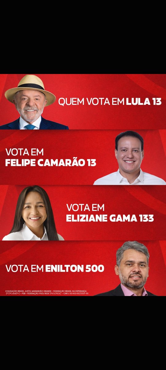 whallyson2010's tweet photo. @EleicaoBr2026 BORA LULA 1️⃣3️⃣🚀 https://t.co/HkVdHr94c0