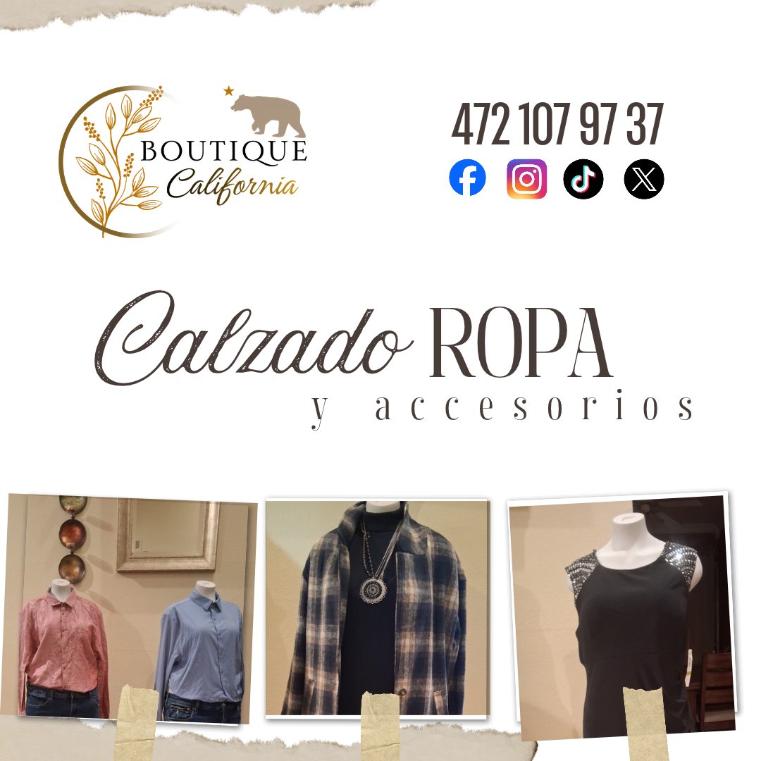boutique_cal's tweet photo. Venta de #ropa #calzado y #accesorios de marca
#tallasúnicas #Modelosúnicos 
472 107 97 37 para hacer tu pedido... https://t.co/kcqiYs03DA