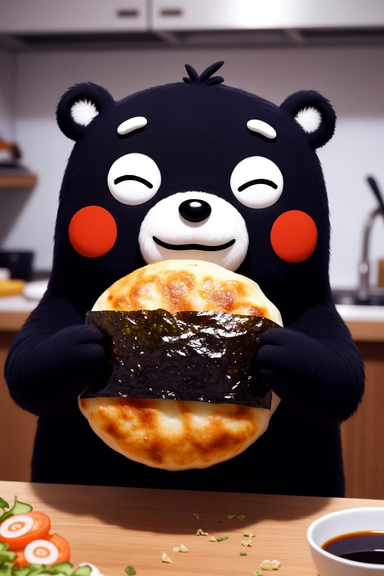 haga1013's tweet photo. #futurescape 

くまもん
がんも巻く
（醤油の味が二段で沁みます） https://t.co/jbUfD8QQPt