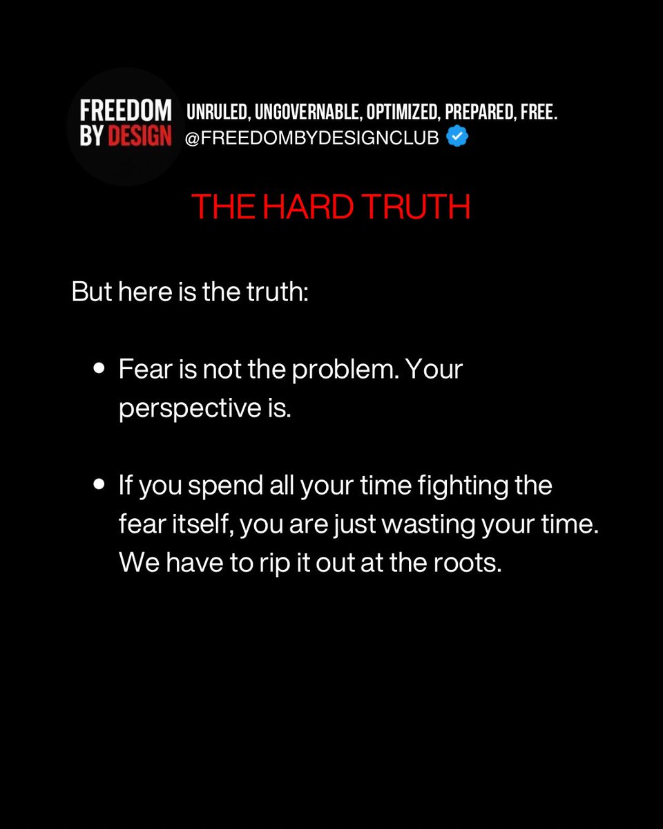williamgreenjg0's tweet photo. Fear isn’t something to fight—it signals that you’re trying to control an outcome that was never yours to control. Let go, do your part, and trust the process. Which slide resonated most? Share below. https://t.co/ATPUJclw3w