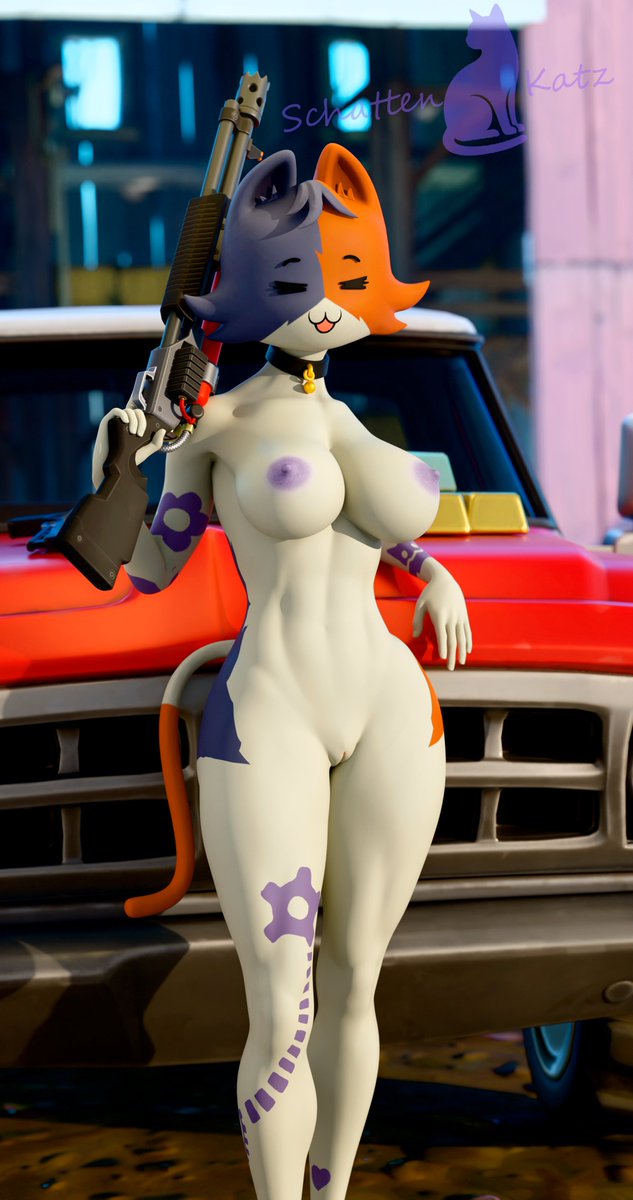 SchattenKatzzz's tweet photo. Don't mess with Auntie Meowdy (REWORK)😼
Cate Meowdy by: @Shachath3D 

#Fortnite #nsfw #rule34 https://t.co/ZCrisjbhGC