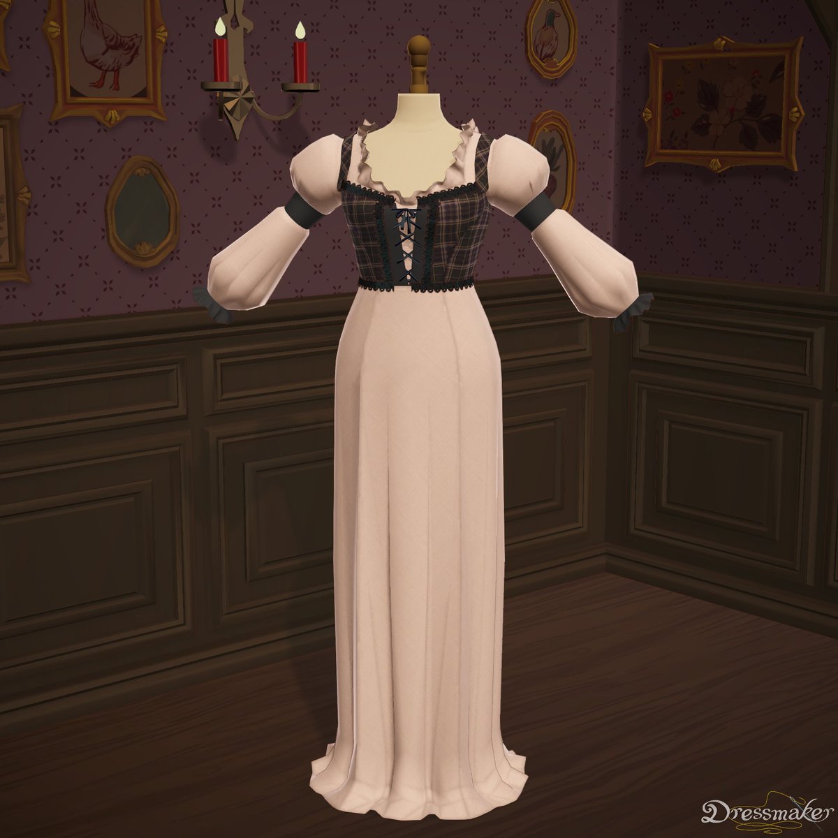 ElainBriar's tweet photo. this is actually one of my favorite designs i did today and i wanna wear it so BADLY! 

#dressmaker #dressmakergame https://t.co/Za8g0w1bwT