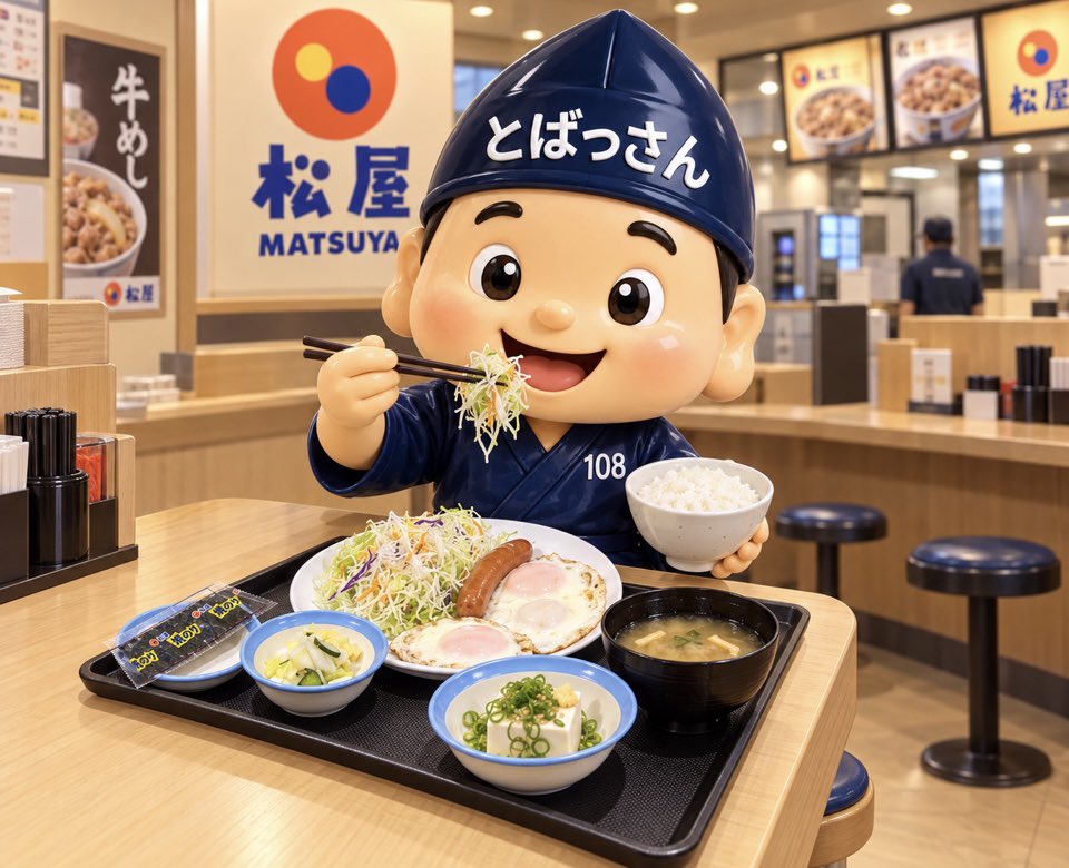 810_SHOP's tweet photo. 今日のとばっさんのランチは『松屋』
食べたのは「ソーセージエッグW定食（冷奴）」
11時になってなかったからモーニングメニューにした😙
久々にモーニング食べた😋

#ランチ 
#松屋 https://t.co/rRRh7sK5GR