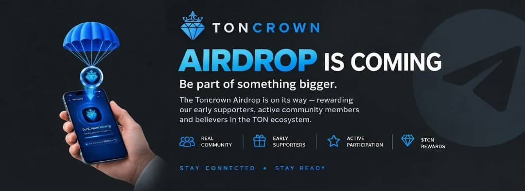 Toncrown_Defii's tweet photo. AIRDROP IS COMING
Be part of something bigger.

The TonCrown Token Mining and Airdrop is on its way; rewarding our early supporters, active community members, and believers in the TON ecosystem.

Stay Ready!!!

https://t.co/7tzI1IXIHs https://t.co/GWnBRj3rTQ